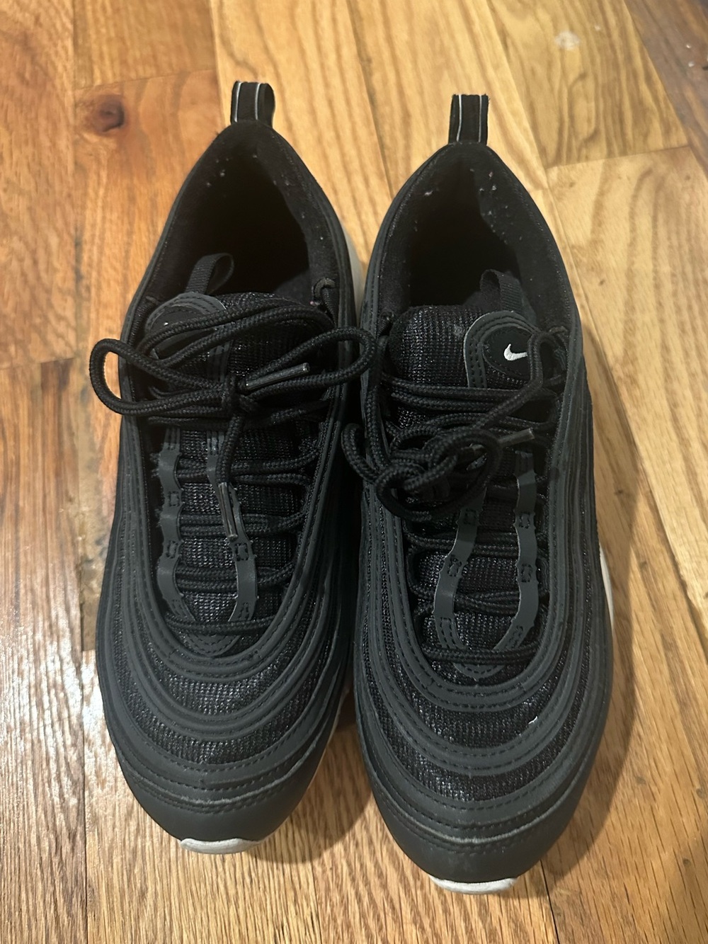 Nike Black Air Max 97 Sneakers - Black sz 6.5 Y
